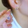 Exquisite Purple Zircon Snowflake Earrings: Stylish, Compact & Versatile High-End Fashion for Women