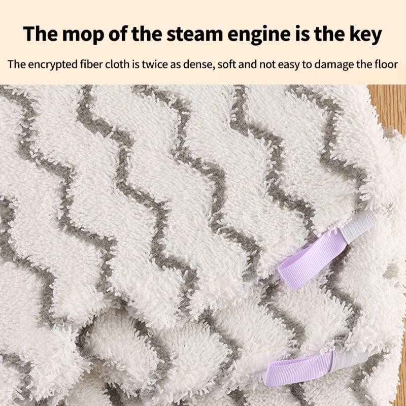 Reusable and Washable Replacement Mop Pad Offering Enhancing Absorption and Quick Dry Fabric Suitable for Steam Mops