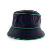 Unisex LED Világítós Hímzett Bucket Kalap Logóval és Egyszínű Lapos Tetővel