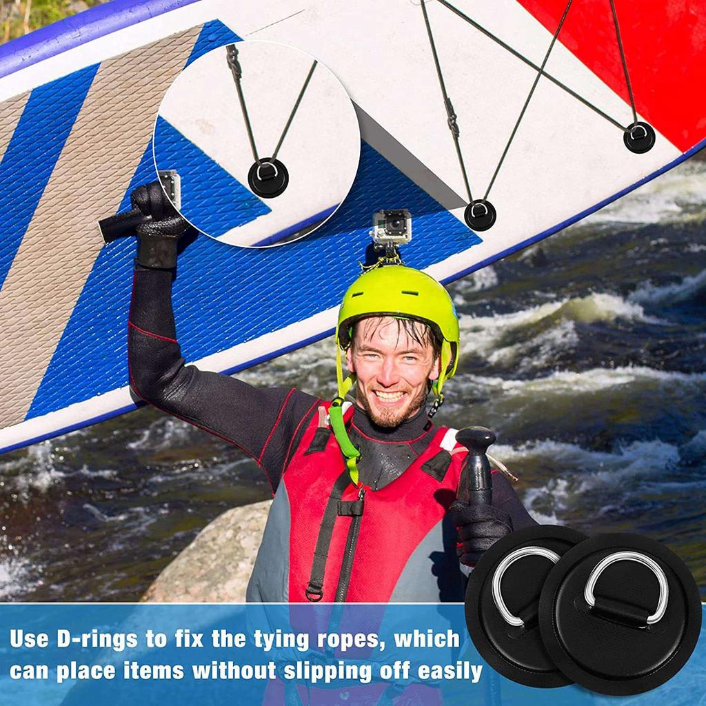 6Pcs DRing Patch Inflatable Boat DRing Patch DRing Pad for