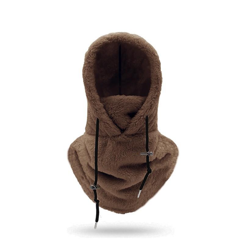 1pc Winter Warm Velvet Balaclava Wind-Resistant Winter Face Mask,Fleece Ski Mask for Men and Women,Warm Face Cover Hat Cap Scarf
