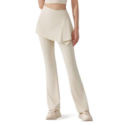 Women's Removable High Waisted Sports Yoga Flared Pants