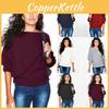 Stylish Women's Long Sleeve Baggy Ladies Pullover Knitted Oversized Sweater Jumper