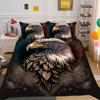3D Eagle Printing Duvet Covers Children Teens Home Bedclothes Single Twin Bedroom Decor Polyester Bedspreads