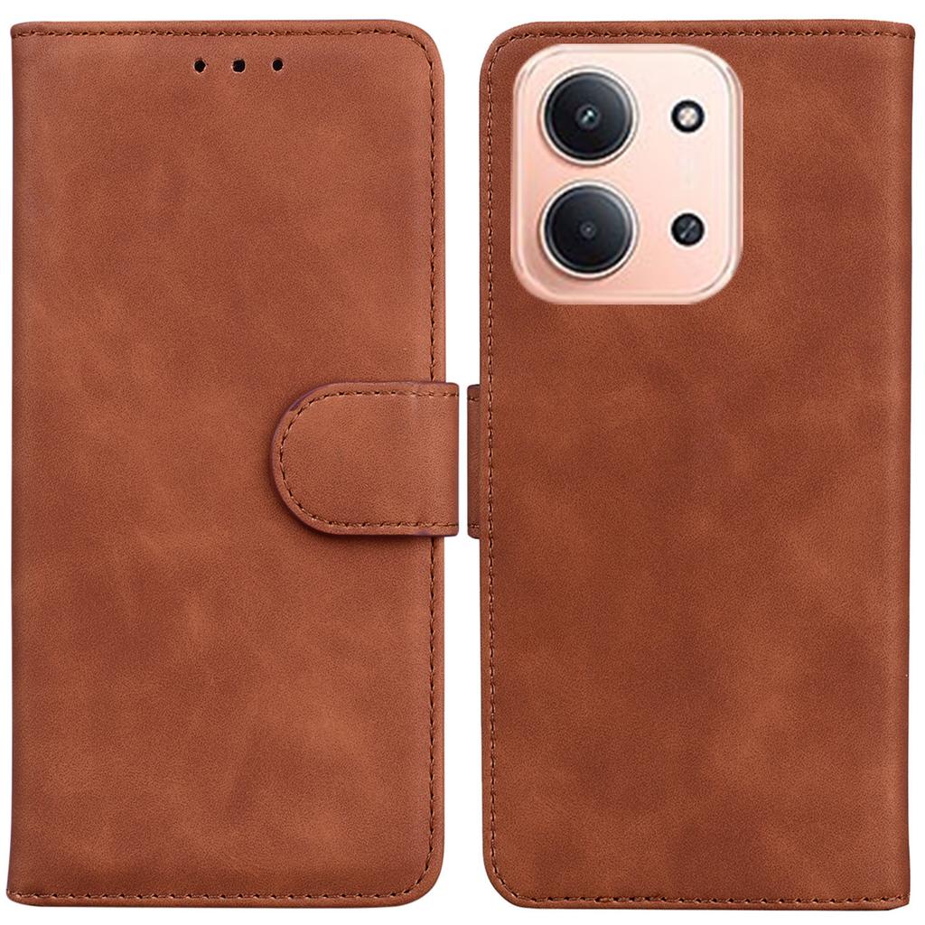 For Xiaomi Redmi 15C 5G (EU) (173mm)/15C 4G (EU) (173mm) Case Solid Color Leather Wallet Phone Cover