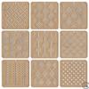 Șablon Sashiko Acrilic Reutilizabil Cruce Instrument Broderie Acrilică Șablon Linie Desen pentru Matlasare Manuală și Broderie