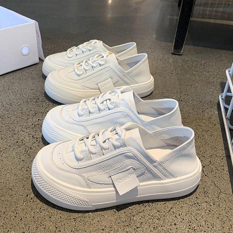 Podzimní nová móda Dámské Tenisky Dámské Bílé Boty Pohodlí Prodyšné Tenisky na platformě Běžné Dámské Boty