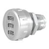 Mechanical Code 3-Digit Password Cabinet Lock Chrome 20mm/0.79in