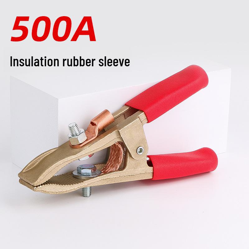 Celoměděná uzemňovací svorka ve tvaru A pro elektrické svářečky a argonové obloukové svářečky