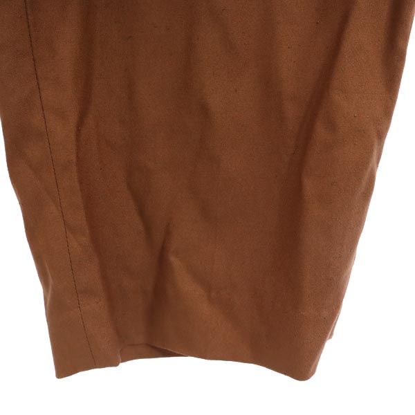 unused YLEVE made in Japan wide Tapered pants 1 Brown With belt Women Used