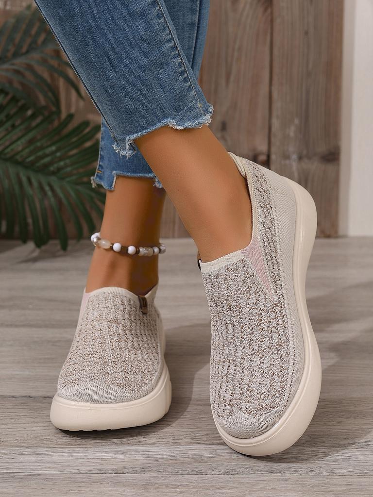 Women'S Fashionable And Lightweight Casual Sports Shoes, New Breathable Soft Soled Walking Flat Shoes, Outdoor Travel Boat Shoes