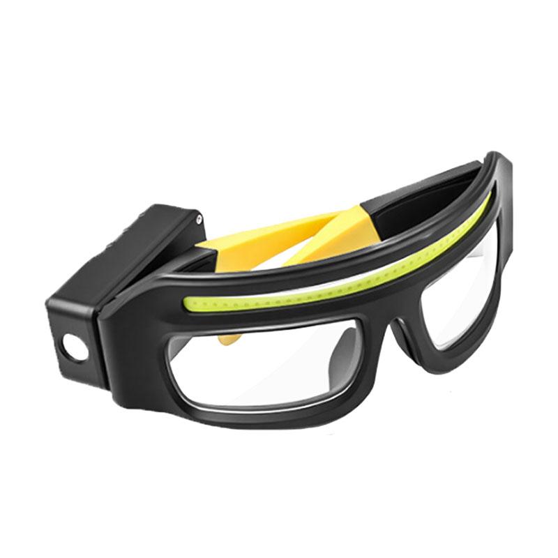 

90° Adjustable Headlight with Wave Sensor Control 5 Lighting Modes High Brightness Waterproof for Outdoor Work and Security жёлтый