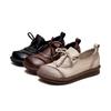 Fashion GKTINOO 2025 New Genuine Leather Flats Women Shoes Round Toe Casual Shallow National Style Soft Handmade Concise Ladies Shoes