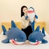 Dudu Big Red Lip Shark Doll Funny Simulation Megalodon Doll Throw Pillow Doll Birthday Gift Plush Toy