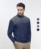 Extra Sporty Good Tension Men'S Chest Zipper Pocket Long Sleeve Zip-Up T-Shirt 4 Colors