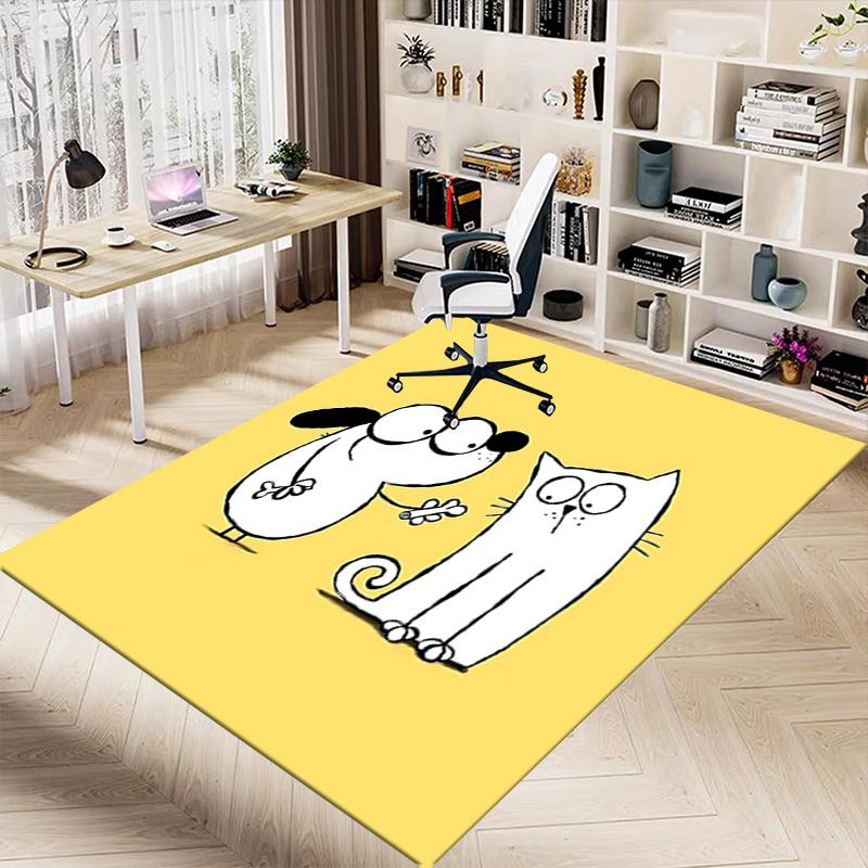 1PC dog cat Extra Large Non Slip Floor carpet, Office, family, bedroom Large Area Rug Indoor Rugs, Vibrant Colors