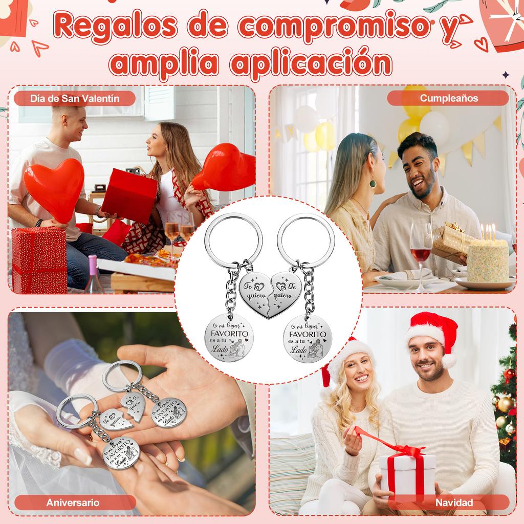 Couple Keychain, Valentine'S Day Gift. Perfect For Lovers, Anniversaries, And Other Special Occasions