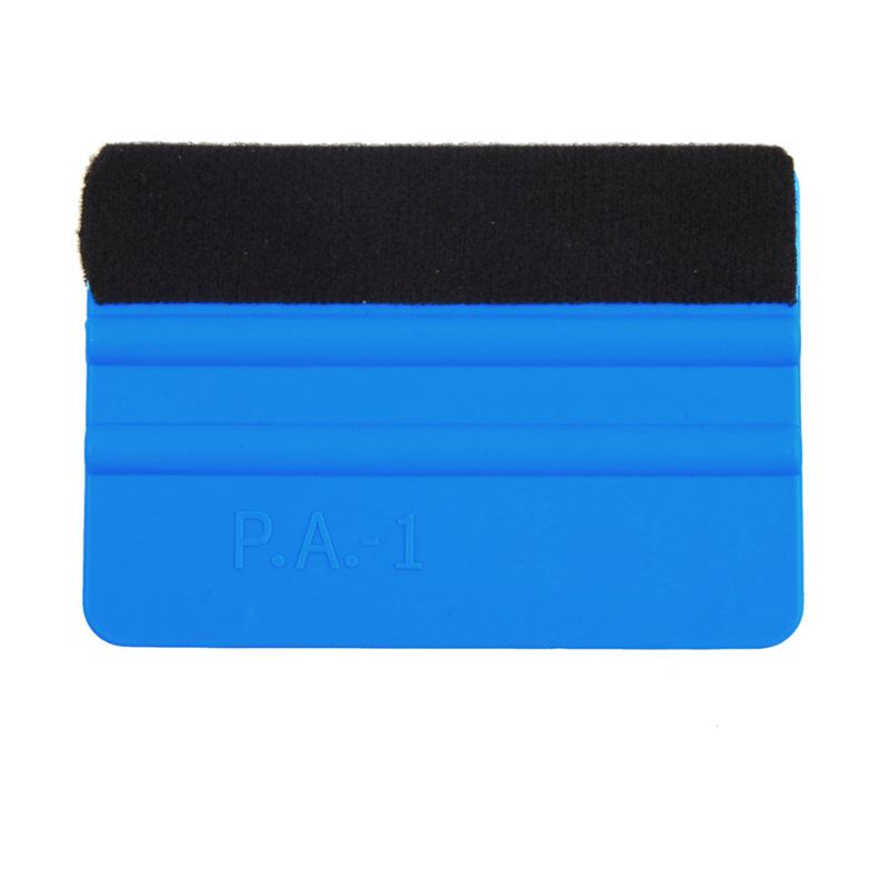 

1PC Plastic Felt Edge Squeegee, Mini Squeegee Car Window Film Tinting Tool, Vinyl Car Decal Scraper Applicator синій