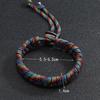 New Fashion 7 Colors Men Paracord Bracelet For Men Handmade Braided Wrap Braslet Outdoor Rescue Survival Braclet Adjustable