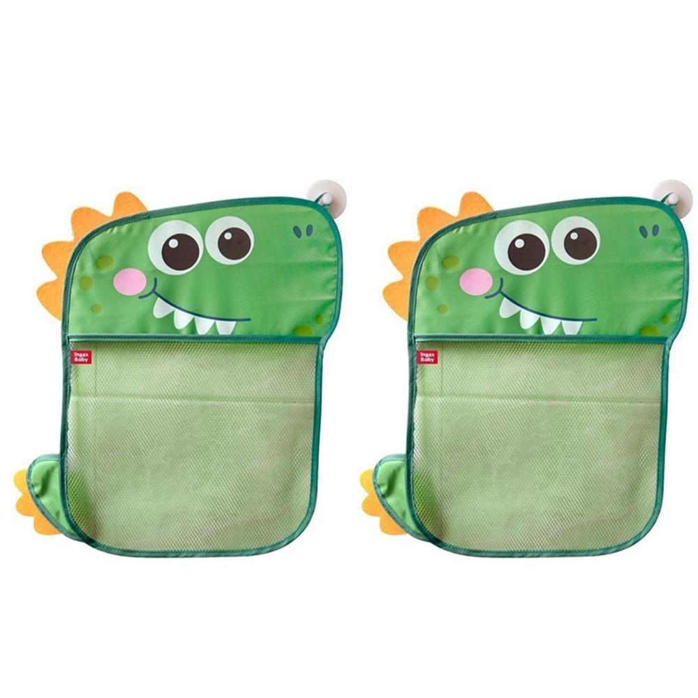 2Pcs with Suction Cup Baby Bath Toys Storage Bag Duck Shapes Bath Game Bag for Bathtub