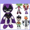 Adorável Coleção de Pelúcias Teen Titans Go de 10 polegadas Apresentando Robin Raven Cyborg