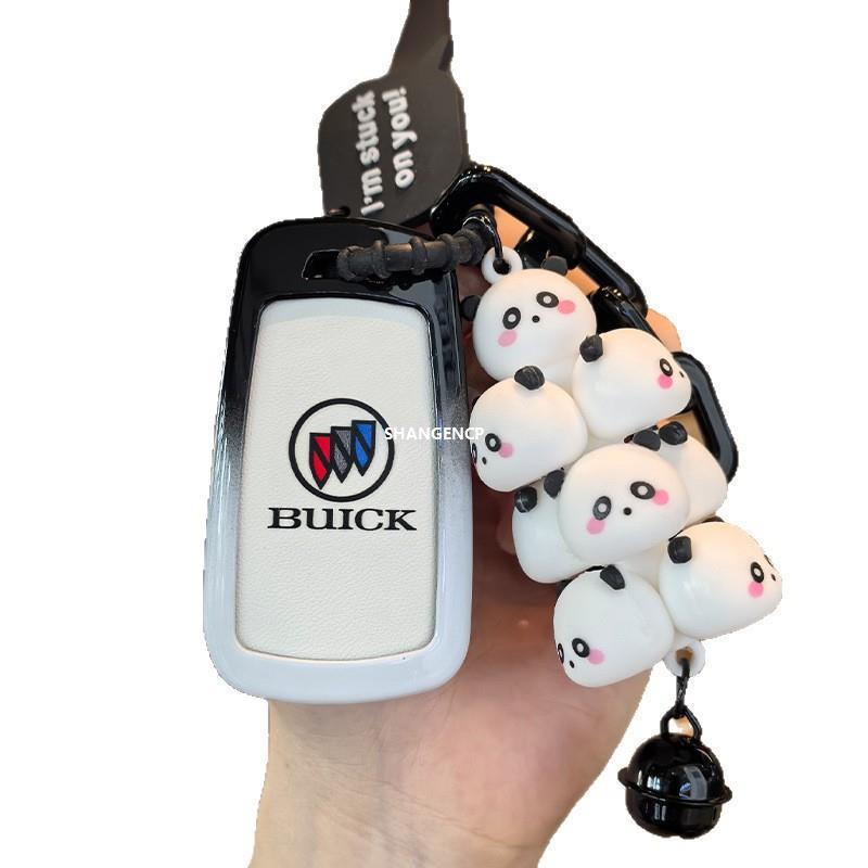 Light Blue Key Cover for Buick Models: Excelle, Encore, GL8, Verano, GL6, Regal, LaCrosse - Designed for Women