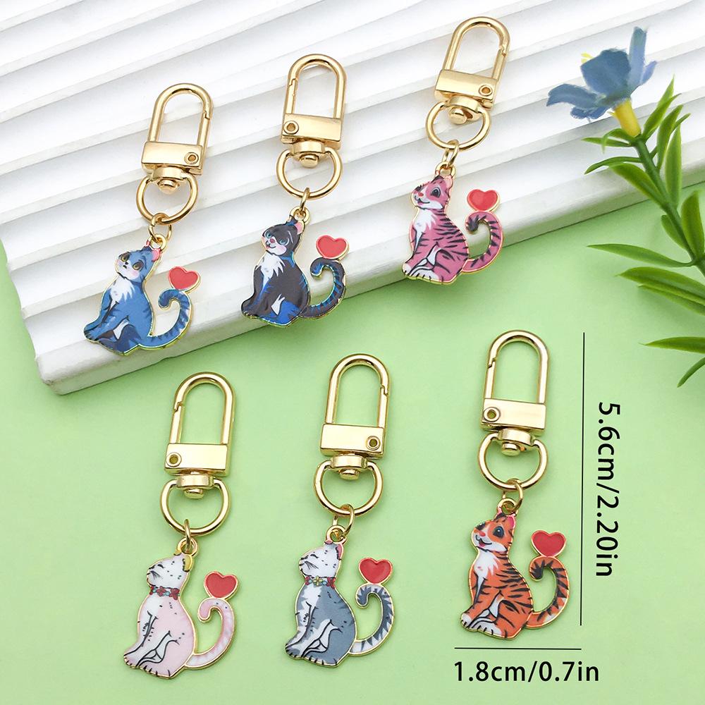 Sailor Moon Luna Cat Keychain - Cute Cartoon Pendant for Bags and Backpacks