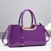 Fashion Patent Leather Glossy Red Women's Bag Bridal Wedding Messenger Bag Handbag Women's New Dinner Bag