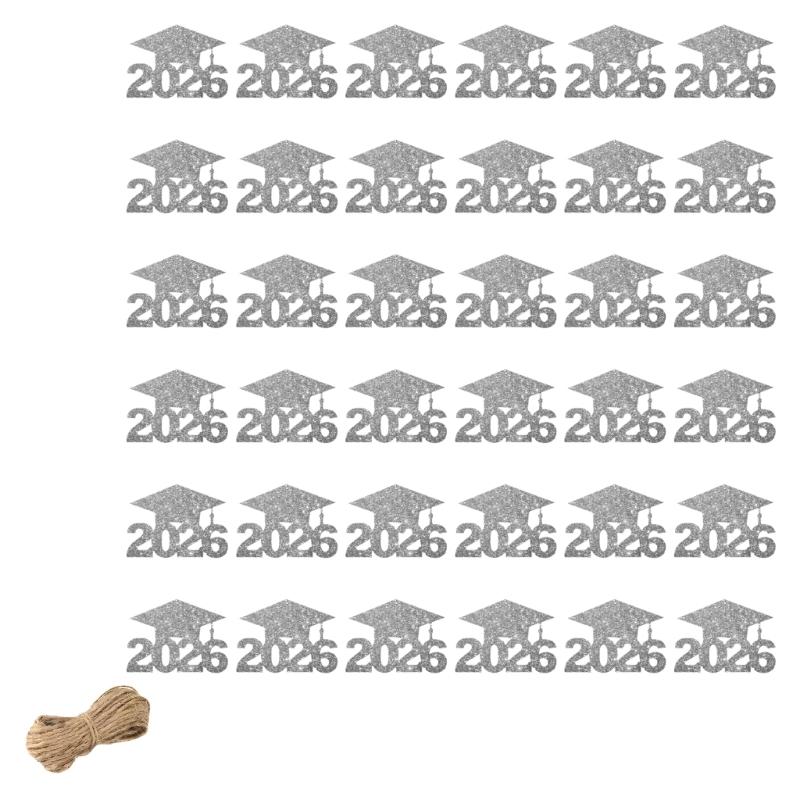 Bulk 24/36Pcs Graduation Theme Decorations Paper Vase Centerpieces For Party Tables Graduation Party Favors