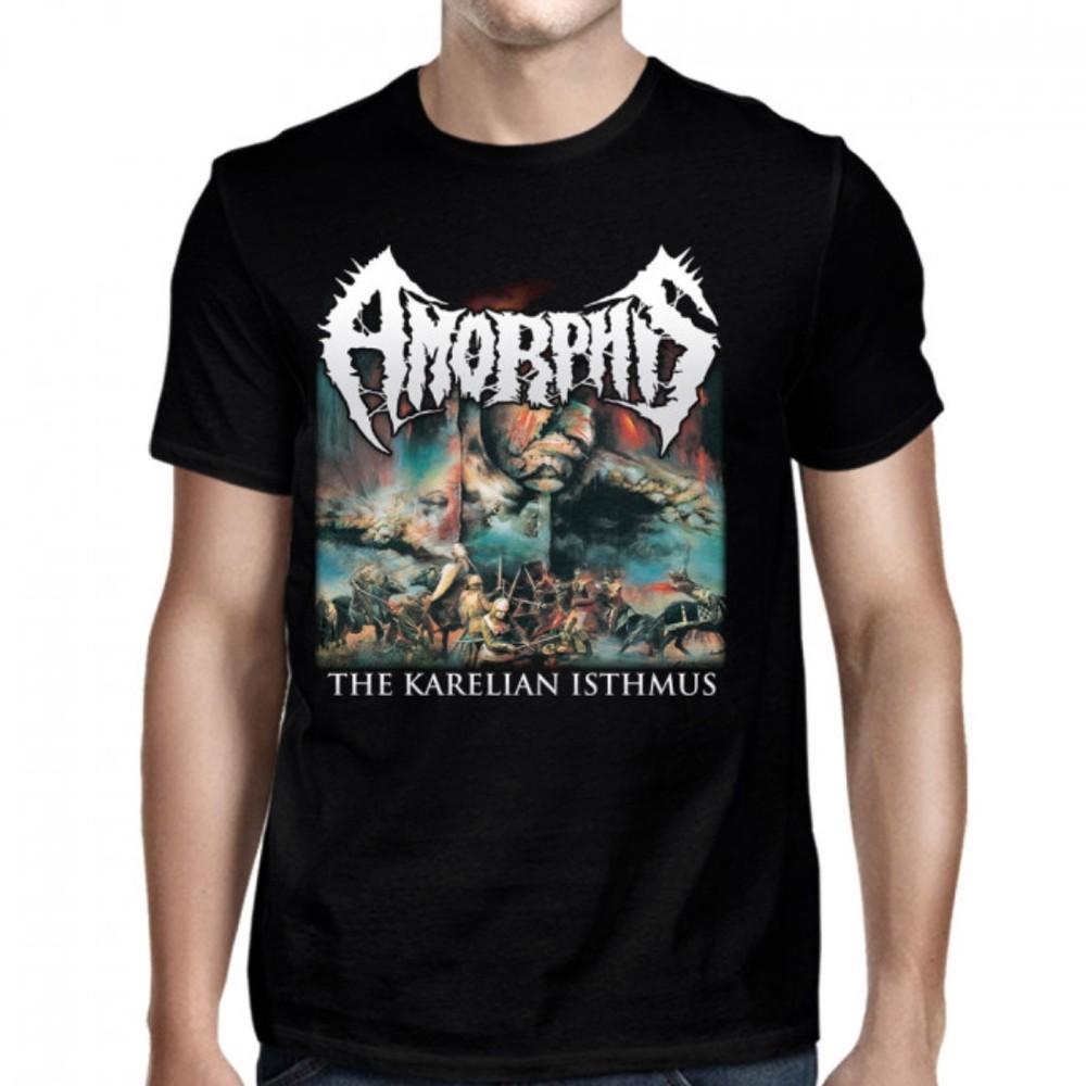 

AMORPHIS cd cvr THE KARELIAN ISTHMUS Official SHIRT LRG New elegy thousand lakes Unisex T-Shirt XXXL