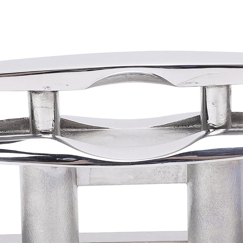 6inch Pull Up Cleat Stainless Retractable Heavy Duty Flush Mount Deck Boat Cleats with Backing Plate and Nuts Rustproof