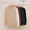 Men's Autumn-Winter Lazy Style Wool Knit Sweater with Round Neck