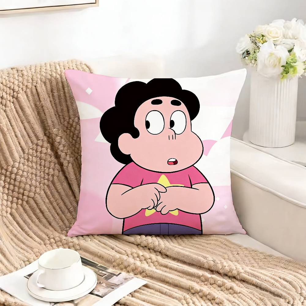 SSteven UUniverse SU Square DoubleSided Printed Pillow Case Bedroom Bedside Pillow Sofa Cushion Cover