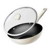 BEAR 30cm Refined Iron Non-stick Wok