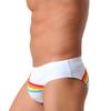 Men's  Fashion Sexy Swim Brief Sexy Stripes UXH Brand Swimsuit for Men Surfing Swimwear Beach Shorts