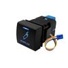 12V Car Push Button Switch Blue LED Light Bar Power Radar Winch Sensor Switch Accessories For Toyota Corolla Camry Rav4 Prado