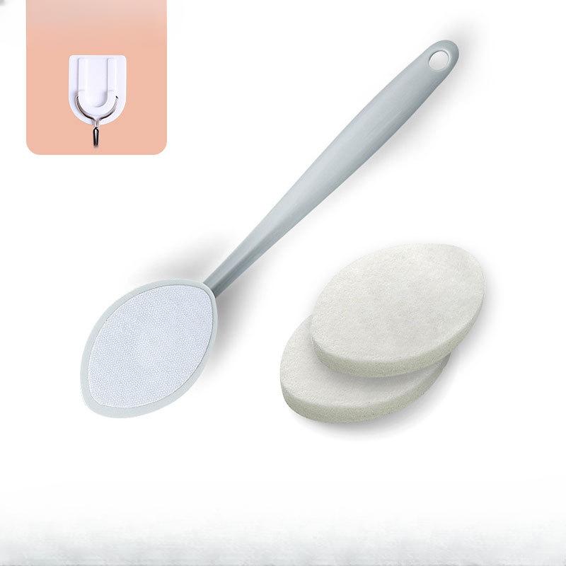 Kitchen Pot Cleaning Bathroom with Handle Cleaning Descaling Brush Toilet Long Handle Cleaning Brush Floor Tile Sponge Cleaning Cloth