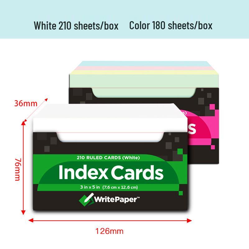 Kaisa Index Cards: Internet Celebrity Sticky Notes for Word Memory & Exam Prep