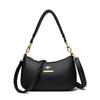 Women's bag new trendy fashion versatile shoulder messenger bag soft leather texture atmospheric women's armpit bag