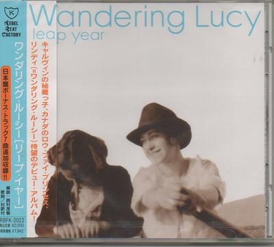 CD WANDERING LUCY - Leap Year = Leap Year RBFK2022 K, Rebel Beat F 1996 Japan ObiRock Used