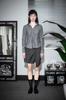 Dear Me Asymmetrical Capsule Skirt [Black Stripe]