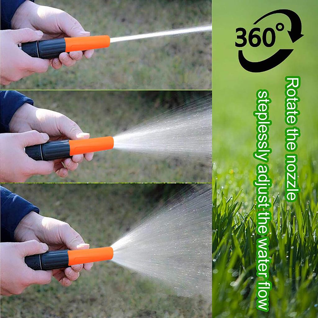 Adjustable Direct Injection Water Gun Garden Irrigation Watering Sprinkler High Pressure Car Wash Nozzle Household Cleaning