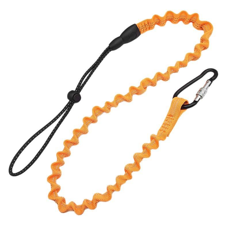 Durable Black Tool Lanyard — Secure your tools with this hanging rope for safety and reliability.