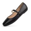 Fashion Loafers Square Toe Buckle Shoes Women  Spring Soft Sole Single Shoes Ladies Casual Comfort Mary Jane Flats Shoes