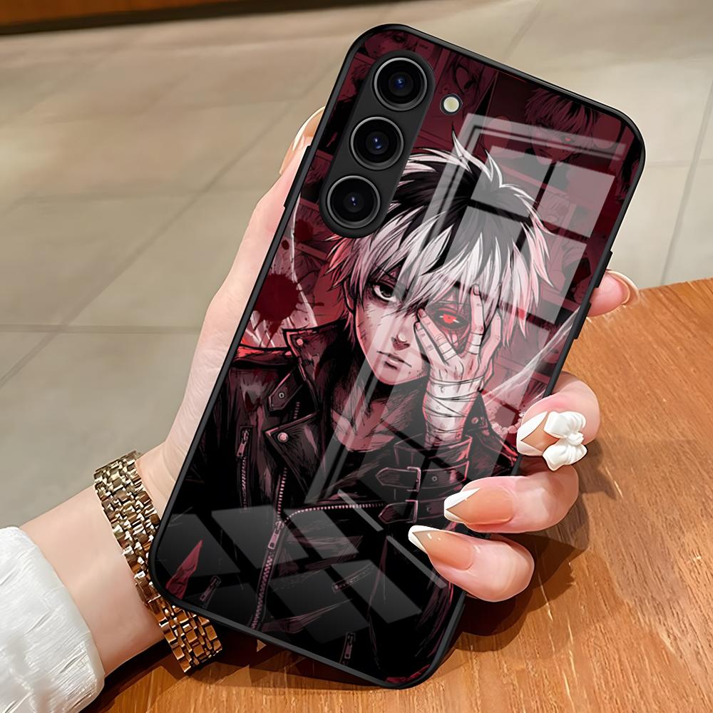 Anime Tokyo Ghouls Hot Phone Case For Samsung S26 S25 Edge Ultra S23 S22 S21 S20 Ultra Plus S24 Fe A54 A53 A25 Glass Cover