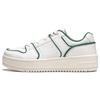 Li Ning Cheese Slip Resistant Low Top Skateboard Shoes Women's White Green AGCU104-3