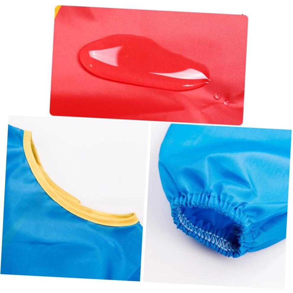 3 Stück Einweg-Esskleidung für Kinder Lätzchen - Wasserdicht, Verstellbar, Fleckenresistent, Leicht zu Reinigen Essbekleidung