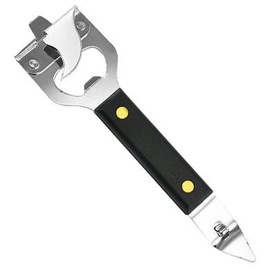 Dosenöffner Verstellbar Edelstahl Rutschfest Multifunktion Manuell Glasflaschenöffner Gadget Haushaltsgeräte Zubehör