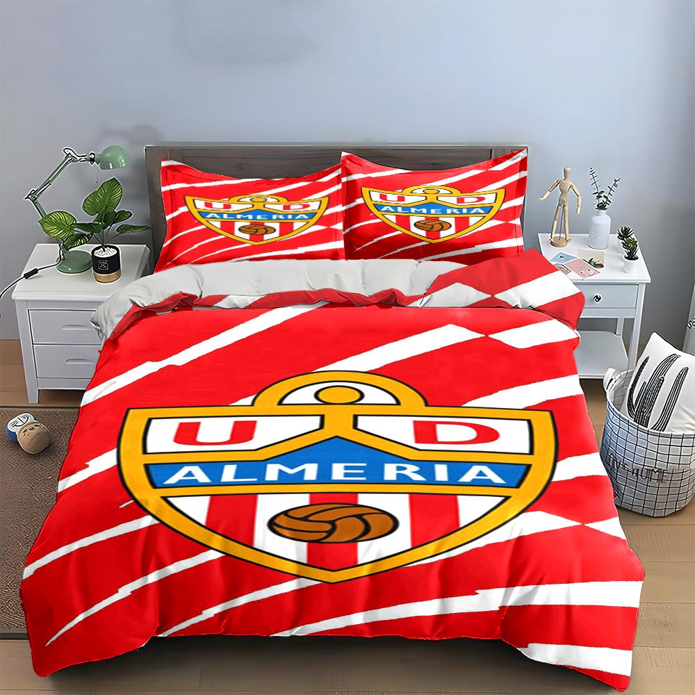 Red Soccer Team Bedding Set Bedding Duvet Cover Set Duvet Cover Pillowcases Home Decor (1 * Duvet Cover 2 * Pillowcases, Without Duvet Insert)