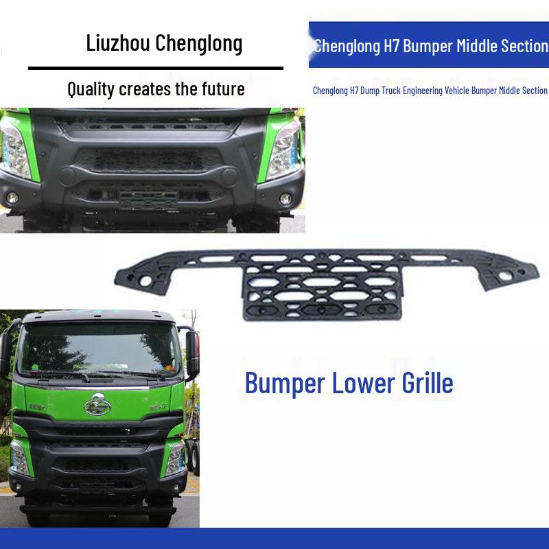 

Chenglong H7 Dump Truck Middle Bumper Grille - Original Parts Standard